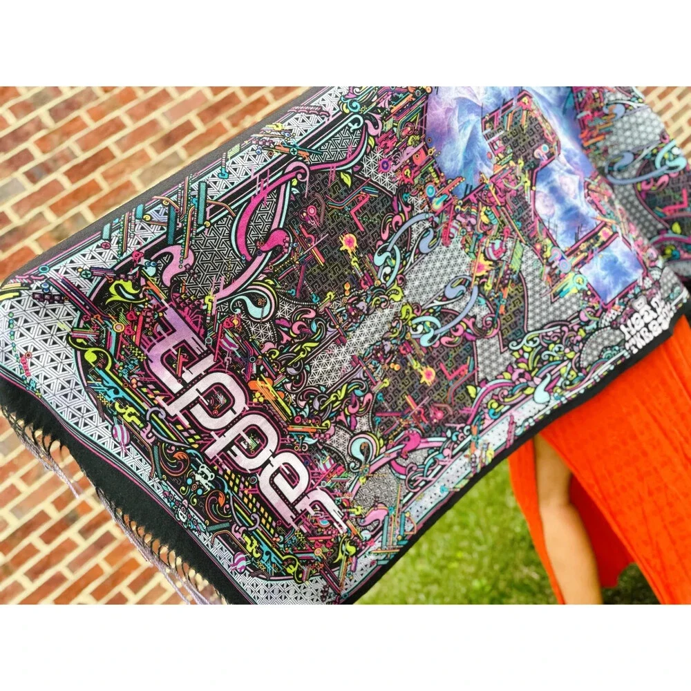 Tipper Double sided Pashmina EDM RAVE